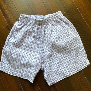 Bella bliss play shorts gingham pink and navy size 2